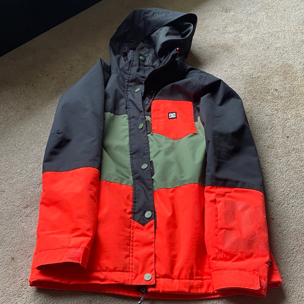 DC Red and Black Hooded Jacket